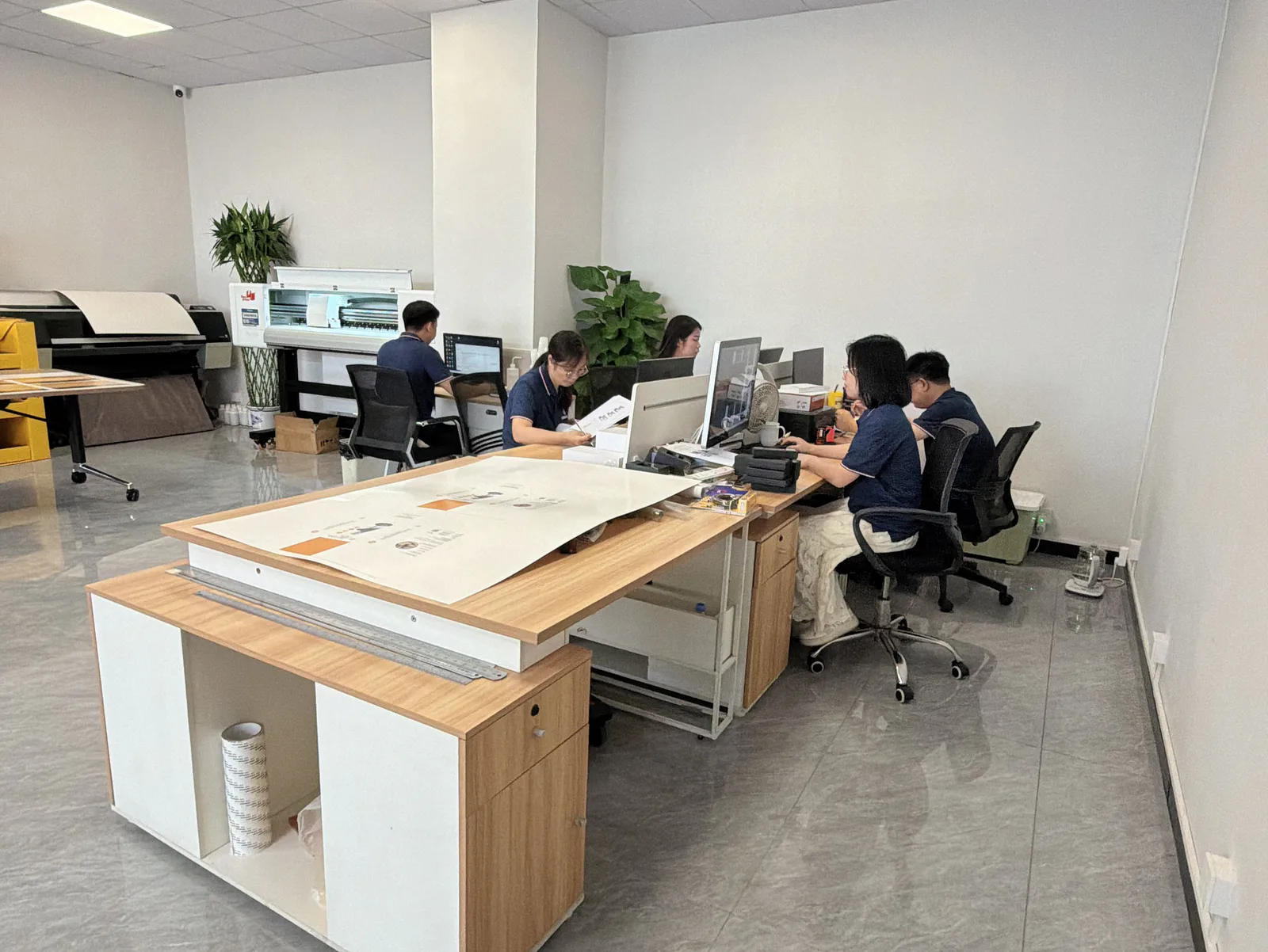 Design and prepress workspace in our Shenzhen factory